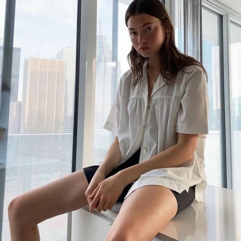 NWT Aritzia Callisto Button-Up Wilfred Free Espace